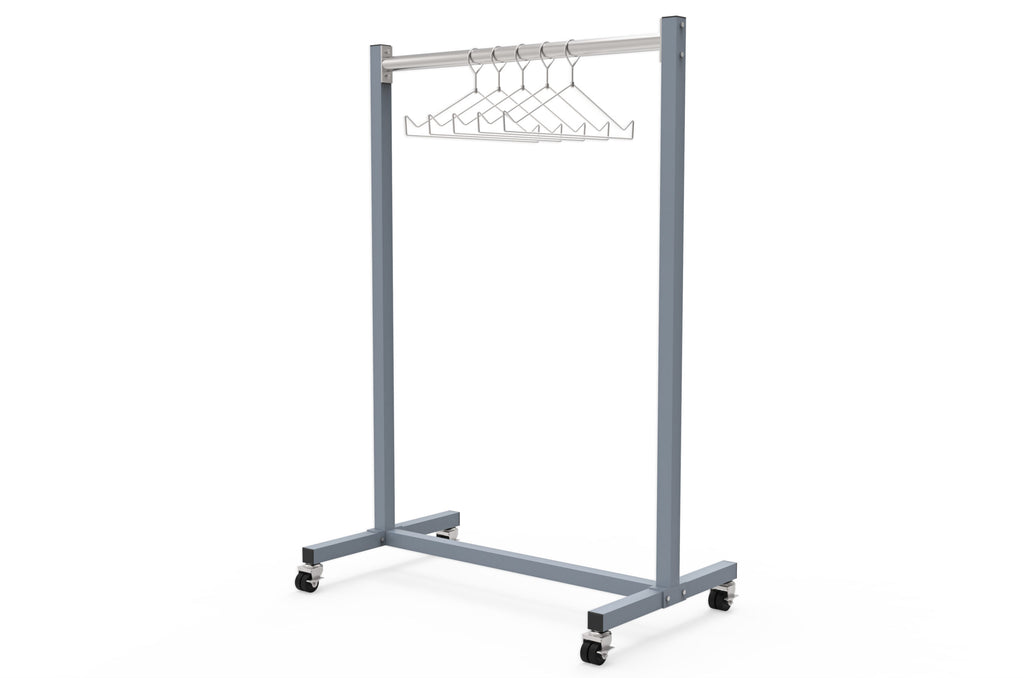 Phillips Safety Products Mobile Radiation Apron Valet Rack - Light Gray