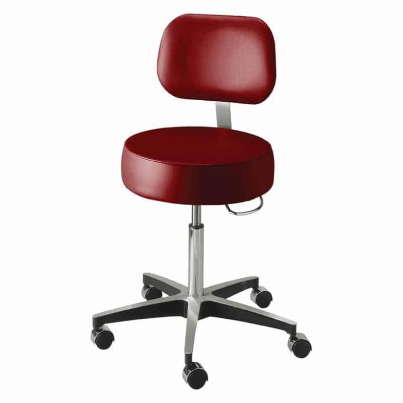 Clinton 5-Leg Pneumatic Contour Seat Office Chair With 24 Cast Aluminum  Base