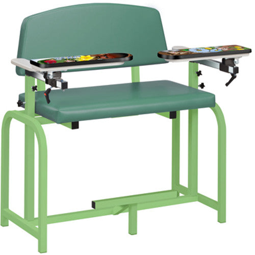 Pediatric Series - Extra Wide Spring Garden Blood Drawing Chair