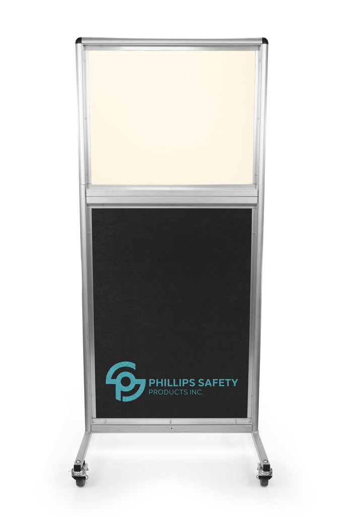 Phillips Safety Mobile Lead Barrier with 24 x 30 Acrylic Window