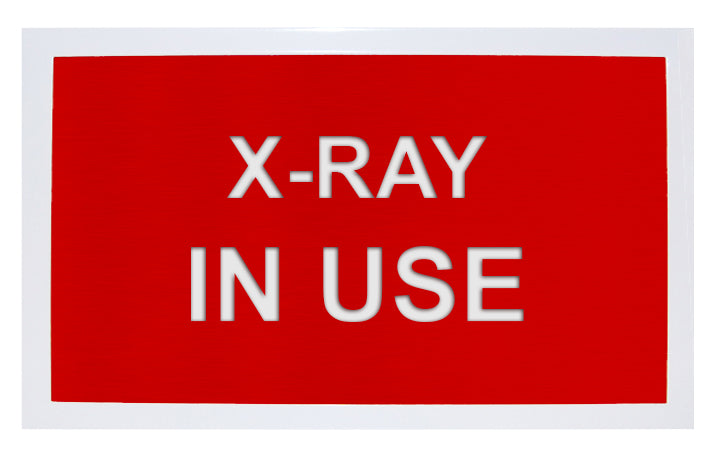 Phillips X-Ray In Use LED Radiation Warning Sign