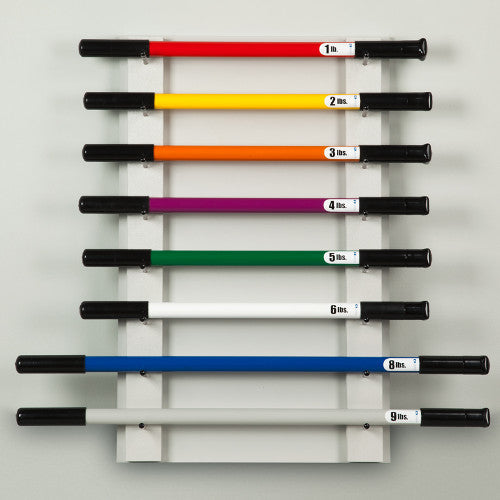 Physical Therapy Wall Weight Bar Rack