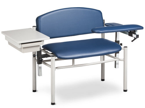 SC Series, Extra-Wide, Padded, Blood Draw Chair w/Flip Arms