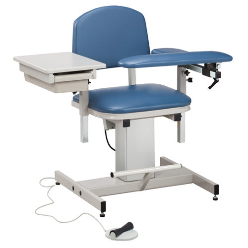 Power Series Blood Draw Chair with Padded Flip Arm and Drawer