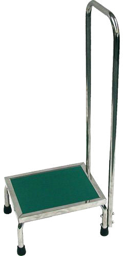 MRI Non-Magnetic Step Stool with 41" Handrail