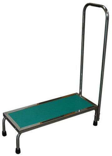 MRI Non-Magnetic Step Stool with Single 41" Handrail