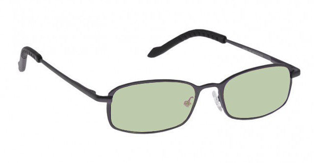 Executive Metal Glassworking Safety Glasses - Light Green Filter