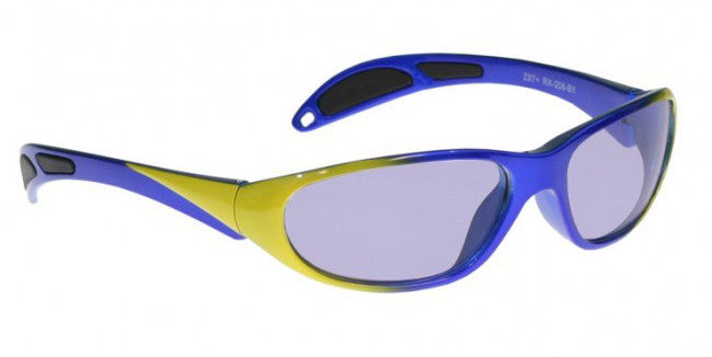 Model 208 Glassworking Safety Glasses - Phillips 202 ACE - Blue Yellow