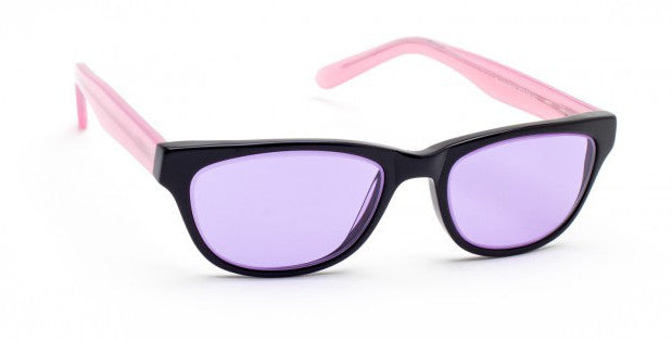 Model Geek Cat 01 Glassworking Safety Glasses - Phillips 202 ACE - Black / Pink