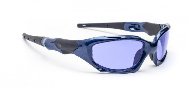 Model 1205 Glassworking Safety Glasses - Polycarbonate Sodium Flare - Blue