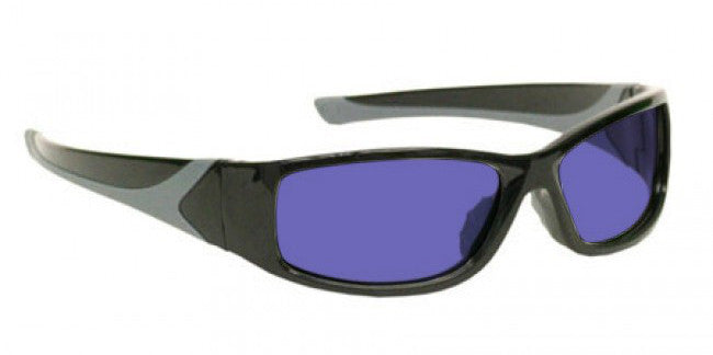 Model 808 Glassworking Safety Glasses - Polycarbonate Sodium Flare - Black